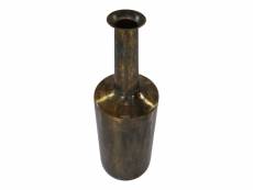 Bergame - vase - métal - laiton or antique - ø24x75 cm