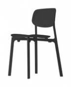 Chaise empilable Colander / Polypropylène perforé - Kristalia noir en plastique