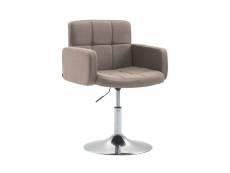 Fauteuil lounge los angeles tissu , taupe