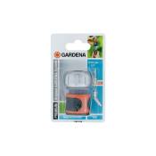 Gardena - 816920 Raccord d'arrosage aqua stop Premium pour tuyau 19 mm, Orange