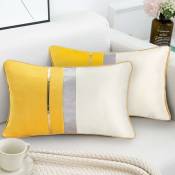 Groofoo - Housses de Coussin Rectangle Moderne Taies