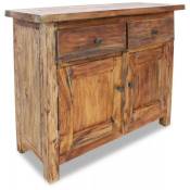 Helloshop26 - Buffet bahut armoire console meuble de rangement bois de récupération massif 75 cm