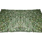 Idmarket - Voile d'ombrage rectangulaire design ombrière camouflage 4x6 m treillis vert - Vert