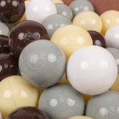 Kiddymoon - 100 Balles/7Cm Balles Colorées Plastique