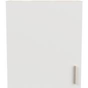 Meuble haut de cuisine coloris chêne kronberg, blanc - Longueur 60 x Hauteur 70 x Profondeur 30 cm Pegane