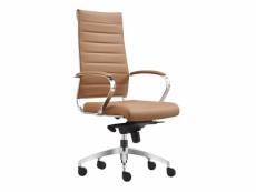 Sedero - chaise de bureau granada cognac - 100% cuir