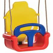 Siège de balançoire évolutif pour bébés (3 en 1) pour aire de jeux, portique balançoire & cabane enfant - Wickey