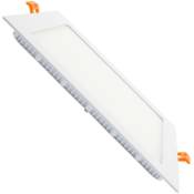 Spot Encastrable Dalle led Carrée Extra Plate 20W Coupe 215x215 mm Downlight Panel Blanc Froid 6000K - 6500K