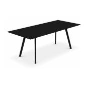 Table en bois noire 200x90 cm Pilo - Magis