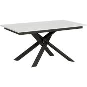 Table extensible 90x160/220 cm Ganty Frêne Blanc -