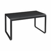 Table rectangulaire Bellevie / 140 x 80 cm - 4 personnes / Métal - Fermob noir en métal