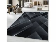 Trend - tapis à motifs géométriques - noir 080 x 150 cm COSTA801503522BLACK