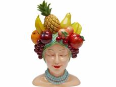 "vase femme fruits 37cm"