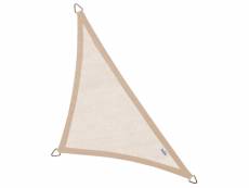 Voile d'ombrage triangulaire coolfit sable 5 x 5 x 7.1 m 134