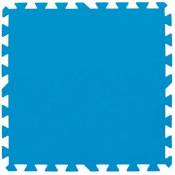 Bestway - Lot de 9 dalles de sol bleu 50 x 50 cm