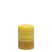 Bougie parfumée cylindrique jaune H10