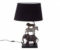 Brillibrum Lampe de table design Safari en polyrésine