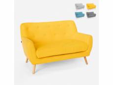Canapé 2 places en tissu style scandinave confortable moderne irvine Le Roi du Relax