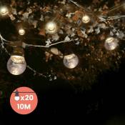 Guirlande Guinguette 10M Transparent - Guirlande Lumineuse