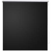 Helloshop26 - Store enrouleur noir occultant 80 x 175 cm fenêtre rideau pare-vue volet roulant - Noir