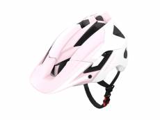 Hitway casque de vélo bike léger, casque de ville - avec système d'anneau intérieur éclairé pour femme et homme 56-61cm(pink white)