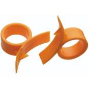 Kitchen Craft - Éplucheurs de Orange (2 pièces), Couleur Orange
