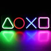 Led Neon Light Playstation Icons Light 4 Couleur usb