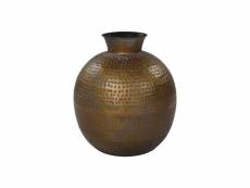 Padua - vase - métal - laiton antique or-gris - ø40x45