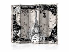 Paris prix - paravent 5 volets "bonjour paris" 172x225cm