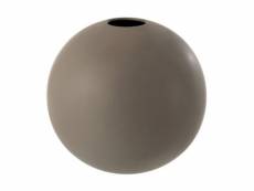 Paris prix - vase design "boule céramique" 25cm gris