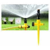Rhafayre - Systéme d'irrigation automatique é rotation é 360 é, arroseur de pelouse de jardin, arroseur de jardin réglable multifonction pour