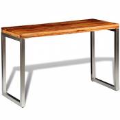 SENLUOWX Table de salon ou de bureau en bois Sheesham
