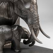 Serre-livres famille éléphants set de 2 Kare Design