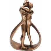 Statuette Couple S'embrasse en Résine 25×16.5cm,Cadeau