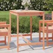 Table de jardin 121x82,5x110 cm bois massif de douglas