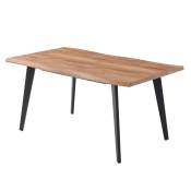 Table extensible pour 6 à 8 personnes en bois longueur 150 cm