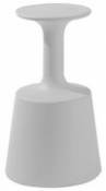 Tabouret de bar Drink / H 75 cm - Plastique - Slide blanc en plastique
