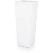 Vase Lumineux En Polyéthylène Cm 46x46x104 Sined Vasoquadro.luce99 - blanc