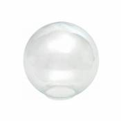 Abat-jour boule en verre transparent 10cm avec ouverture
