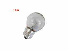 Ampoule sphérique claire 40w e27 125v (usage industriel)