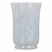 BigBuy Home Vase Verre Blanc 15 x 15 x 22 cm