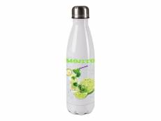 Bouteille isotherme en inox 750 ml - mojito by cbkreation