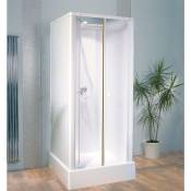 Cabine de douche complète delta 70x70 21,5 cm porte