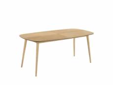 Carmona - table à manger en bois 200x100cm - couleur - bois clair