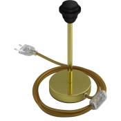 Creative Cables - Alzaluce pour abat-jour - Lampe de table en métal 20 cm - Laiton - Laiton