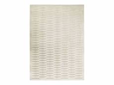 Emprise horizontal - tapis avec relief motif horizontal naturel 160x230