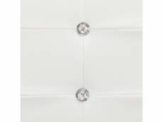 Icaverne - lits et cadres de lit edition lit avec matelas à mémoire de forme blanc similicuir 160x200 cm