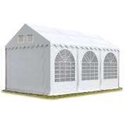 Intent24 - Tente de réception 18 m² (3x6m) blanc produit neuf solide et très stable - blanc
