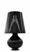 Lampe de table Fontana Small / H 34 cm - Verre - Fontana Arte noir en verre