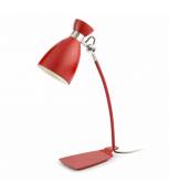 Lampe de table rouge Retro 1 ampoule